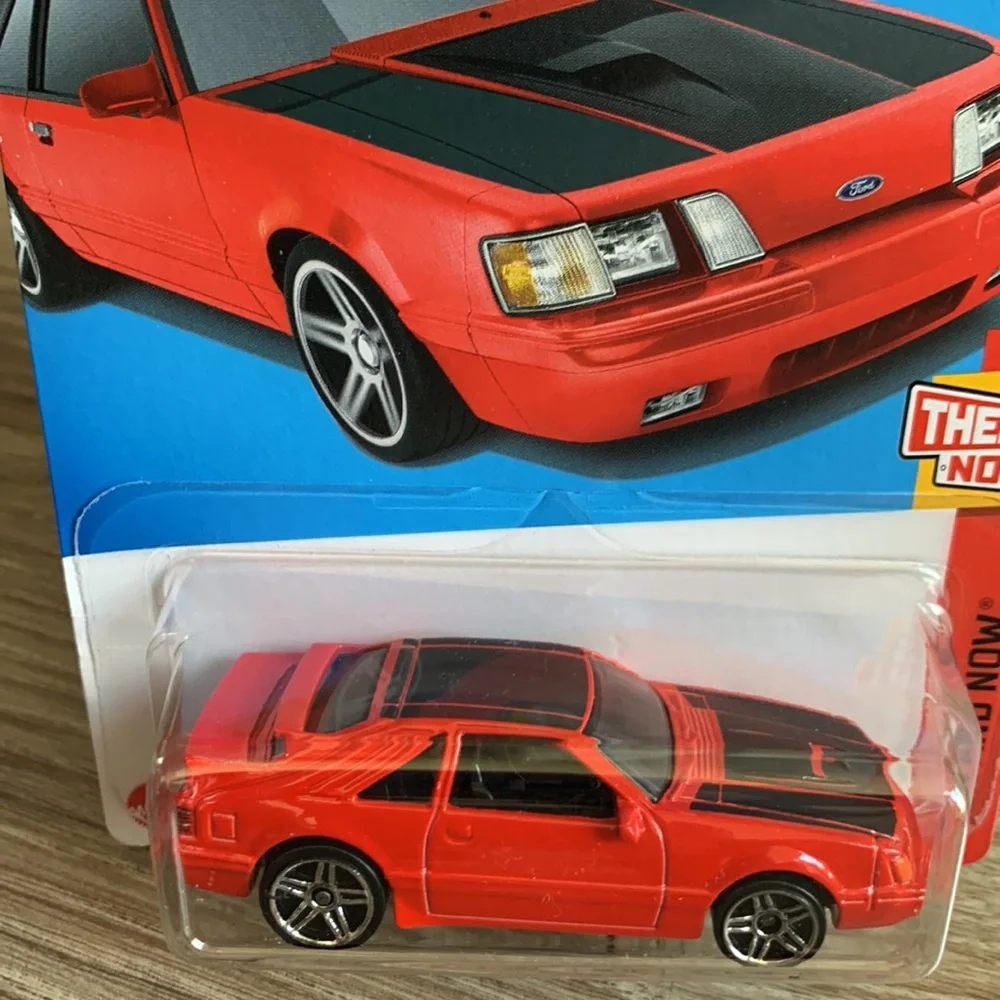 Hot Wheels 1984 Ford Mustang SVO Red Then Now 80s Pony Car Hotwheels 2024 🆕